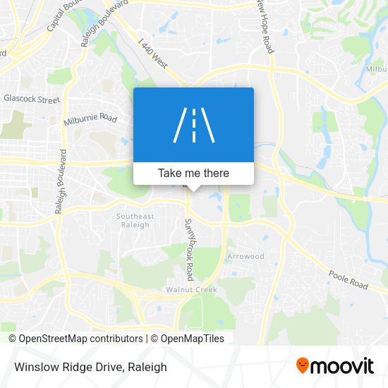 Mapa de Winslow Ridge Drive