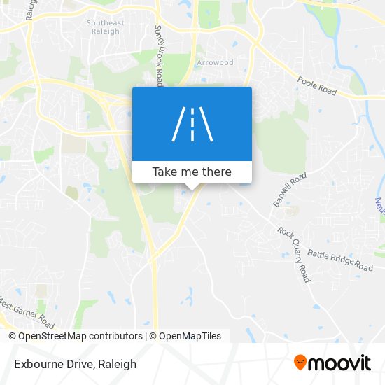 Exbourne Drive map