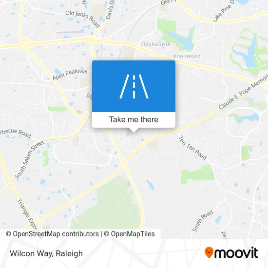 Wilcon Way map