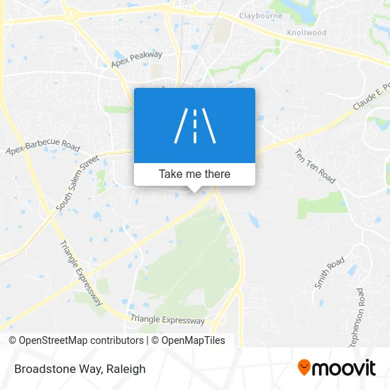 Broadstone Way map