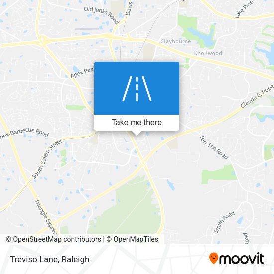 Mapa de Treviso Lane