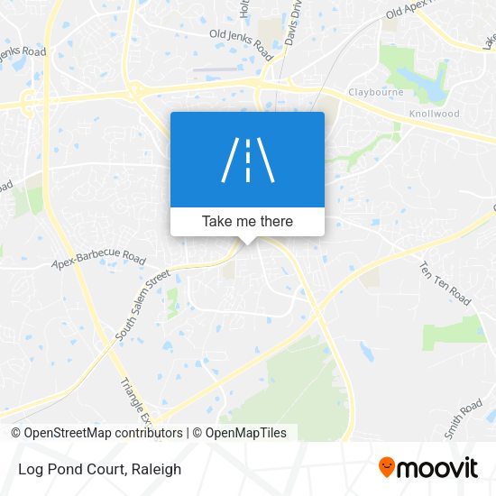 Log Pond Court map