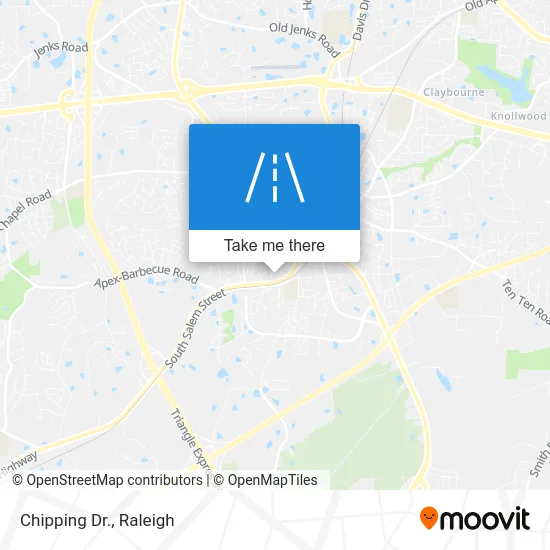 Chipping Dr. map