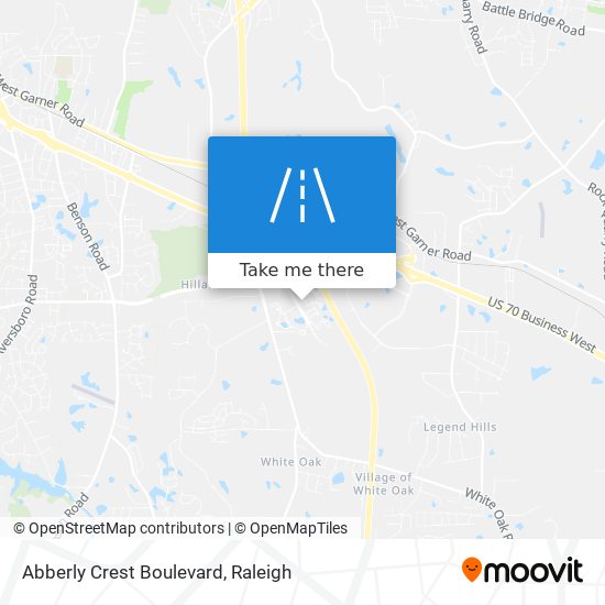 Abberly Crest Boulevard map