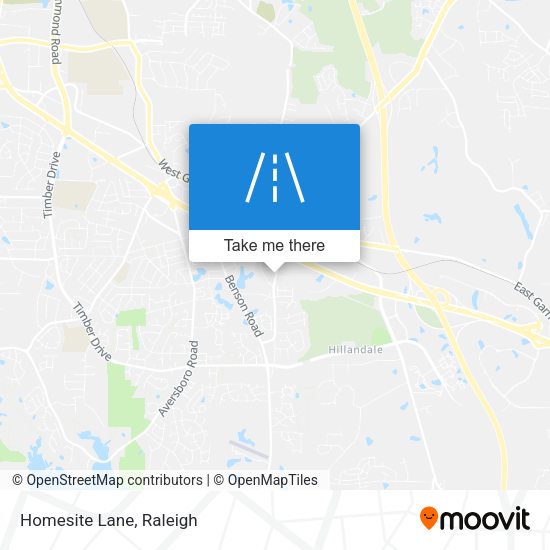 Mapa de Homesite Lane