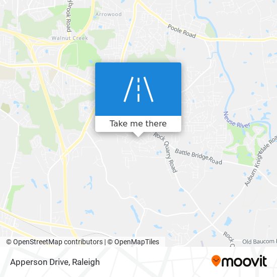 Apperson Drive map