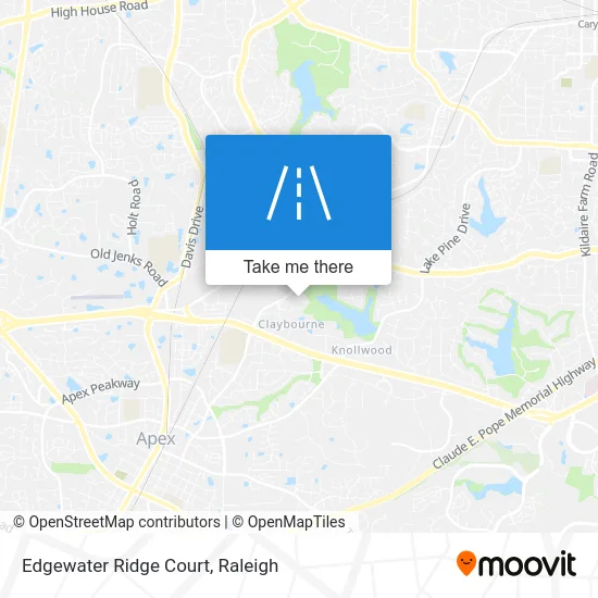 Edgewater Ridge Court map