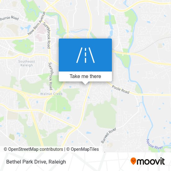 Bethel Park Drive map