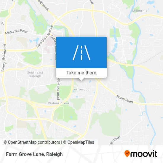 Farm Grove Lane map