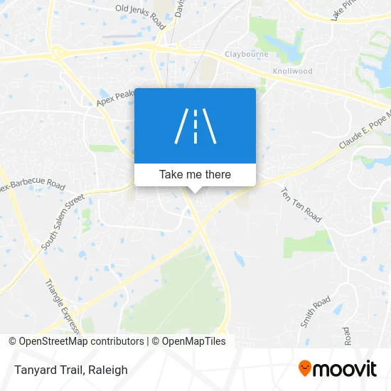 Tanyard Trail map