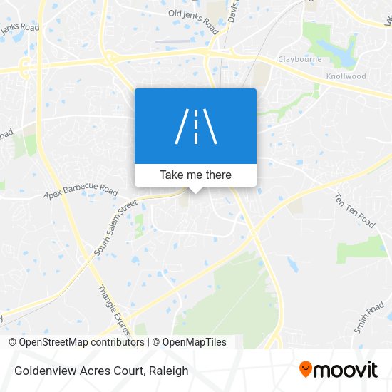 Mapa de Goldenview Acres Court