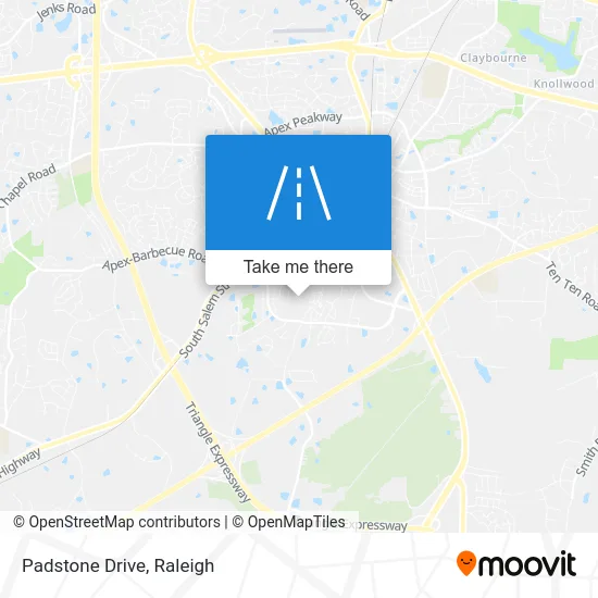 Padstone Drive map