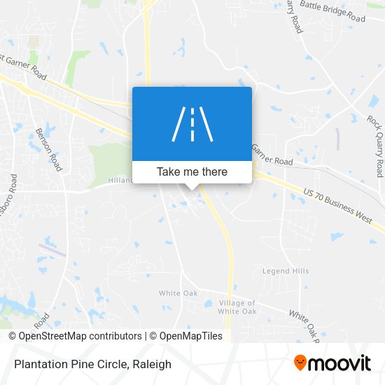 Plantation Pine Circle map