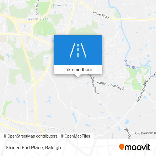 Stones End Place map