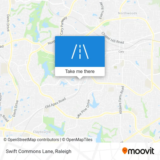 Swift Commons Lane map