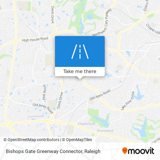 Bishops Gate Greenway Connector map
