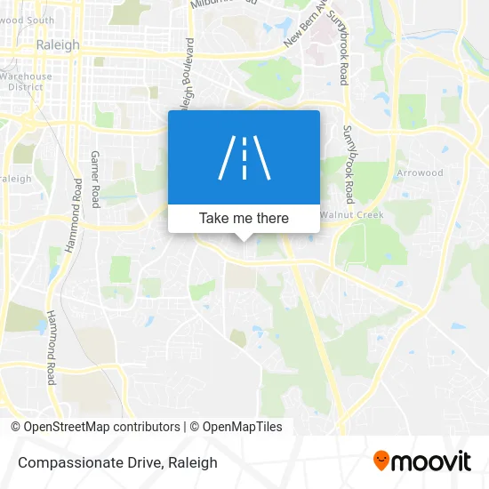 Compassionate Drive map