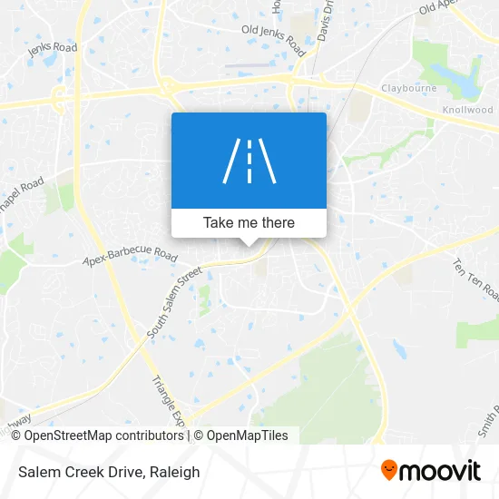 Salem Creek Drive map