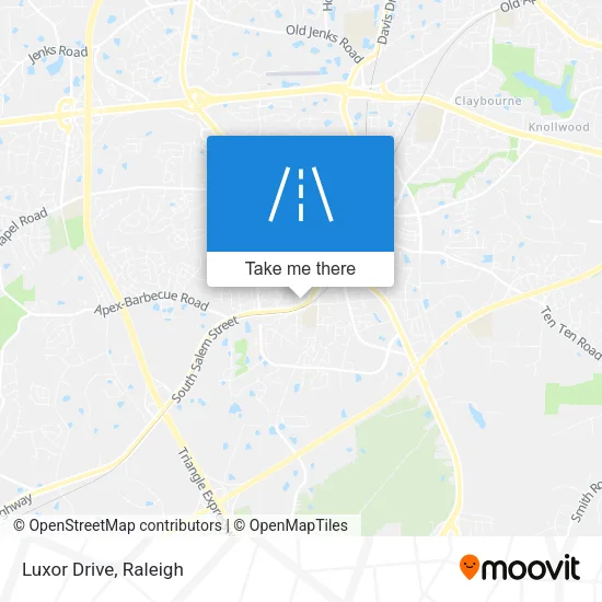 Luxor Drive map