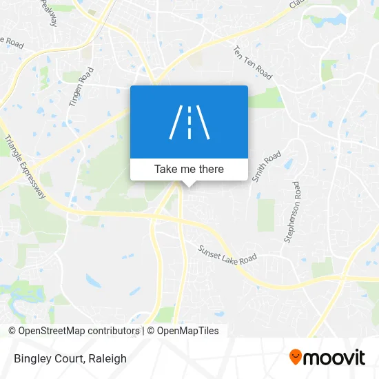 Bingley Court map
