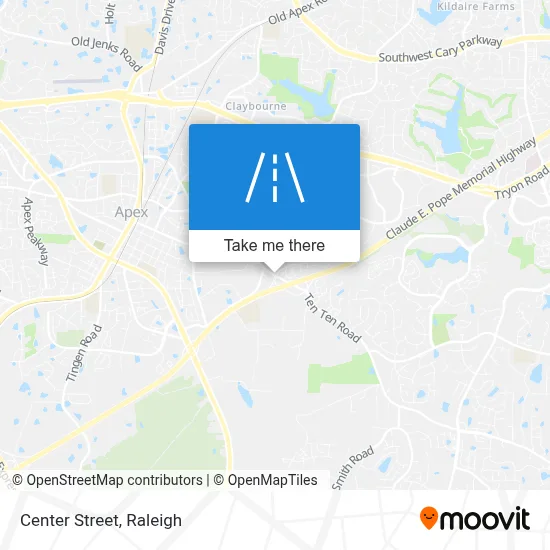 Center Street map