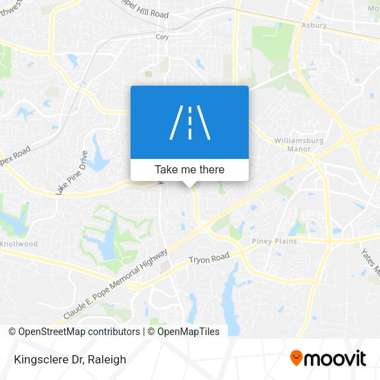 Mapa de Kingsclere Dr