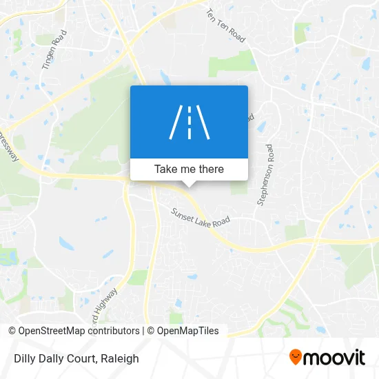 Dilly Dally Court map