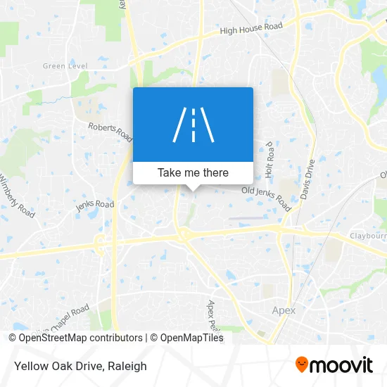 Yellow Oak Drive map