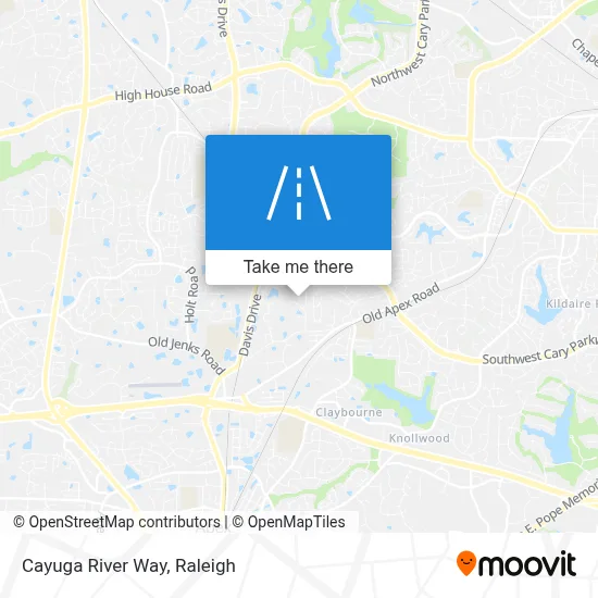 Cayuga River Way map