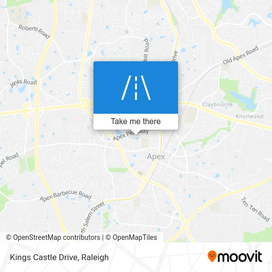 Kings Castle Drive map