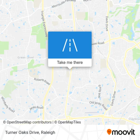 Turner Oaks Drive map
