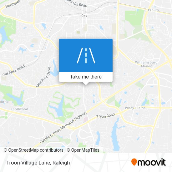 Mapa de Troon Village Lane