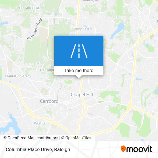 Columbia Place Drive map