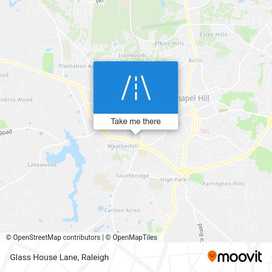 Mapa de Glass House Lane