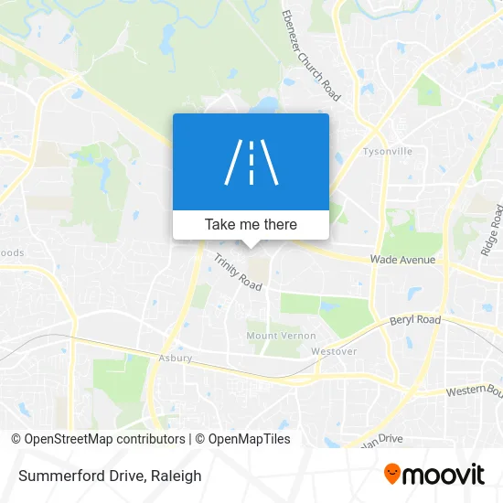 Summerford Drive map