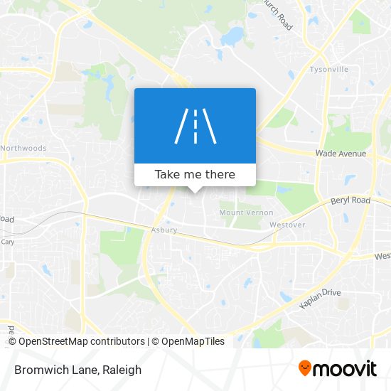 Bromwich Lane map