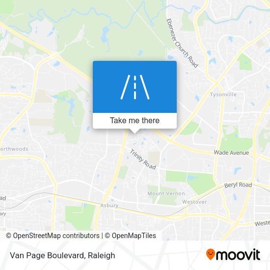Mapa de Van Page Boulevard