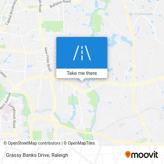 Mapa de Grassy Banks Drive
