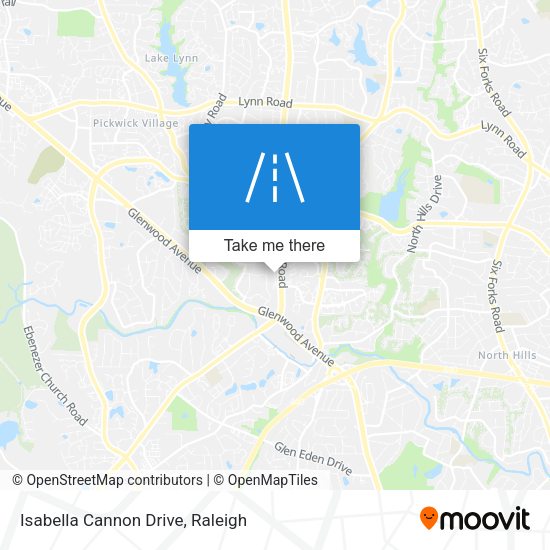 Mapa de Isabella Cannon Drive