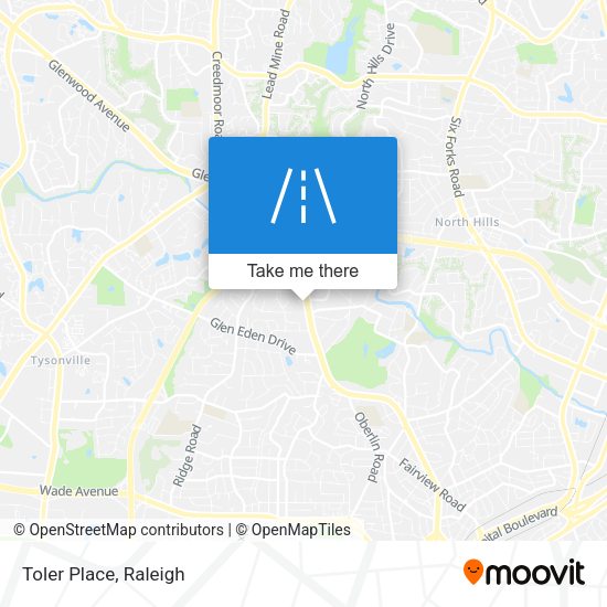 Mapa de Toler Place
