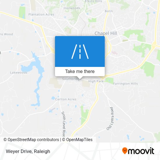 Mapa de Weyer Drive