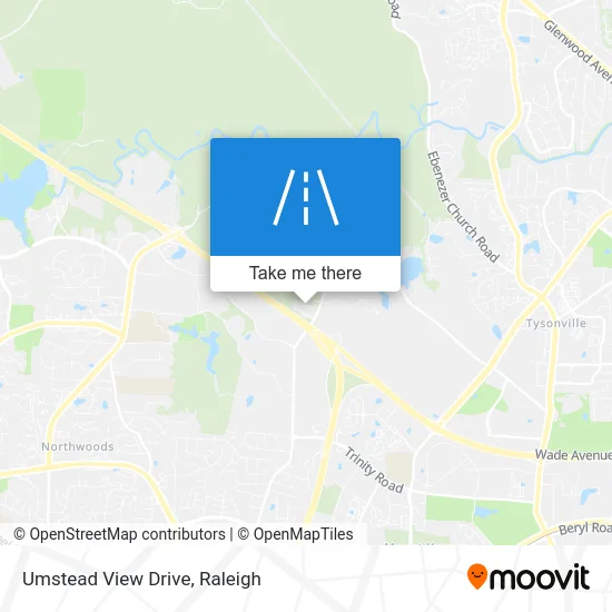 Umstead View Drive map