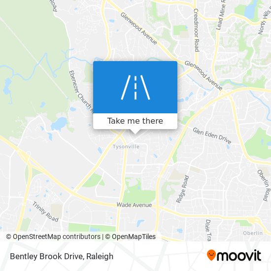 Bentley Brook Drive map