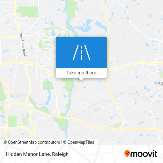 Mapa de Hidden Manor Lane