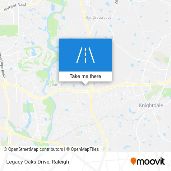 Legacy Oaks Drive map