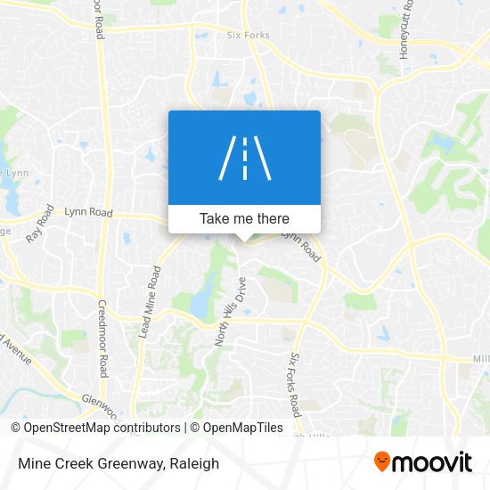 Mine Creek Greenway map