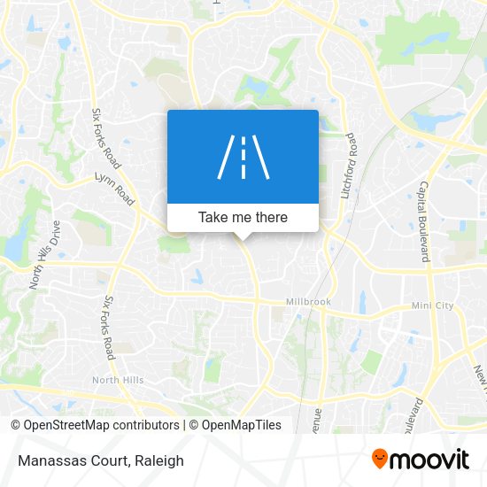 Mapa de Manassas Court