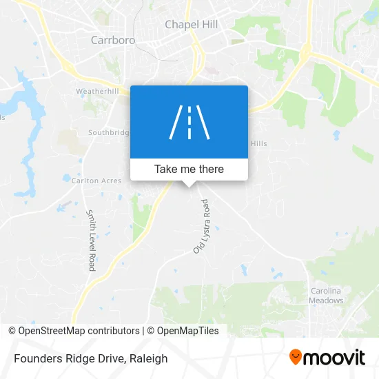 Founders Ridge Drive map