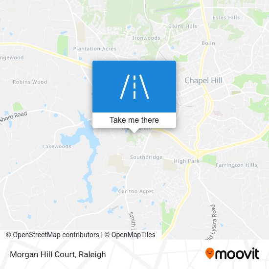 Mapa de Morgan Hill Court