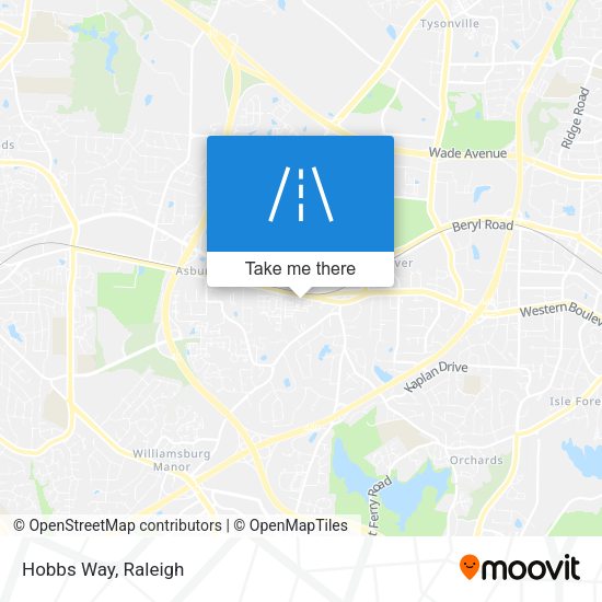 Mapa de Hobbs Way